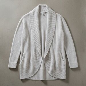 Barefoot Dreams CozyChic‎ Lite Circle Cardigan Stone 452 size XS / S